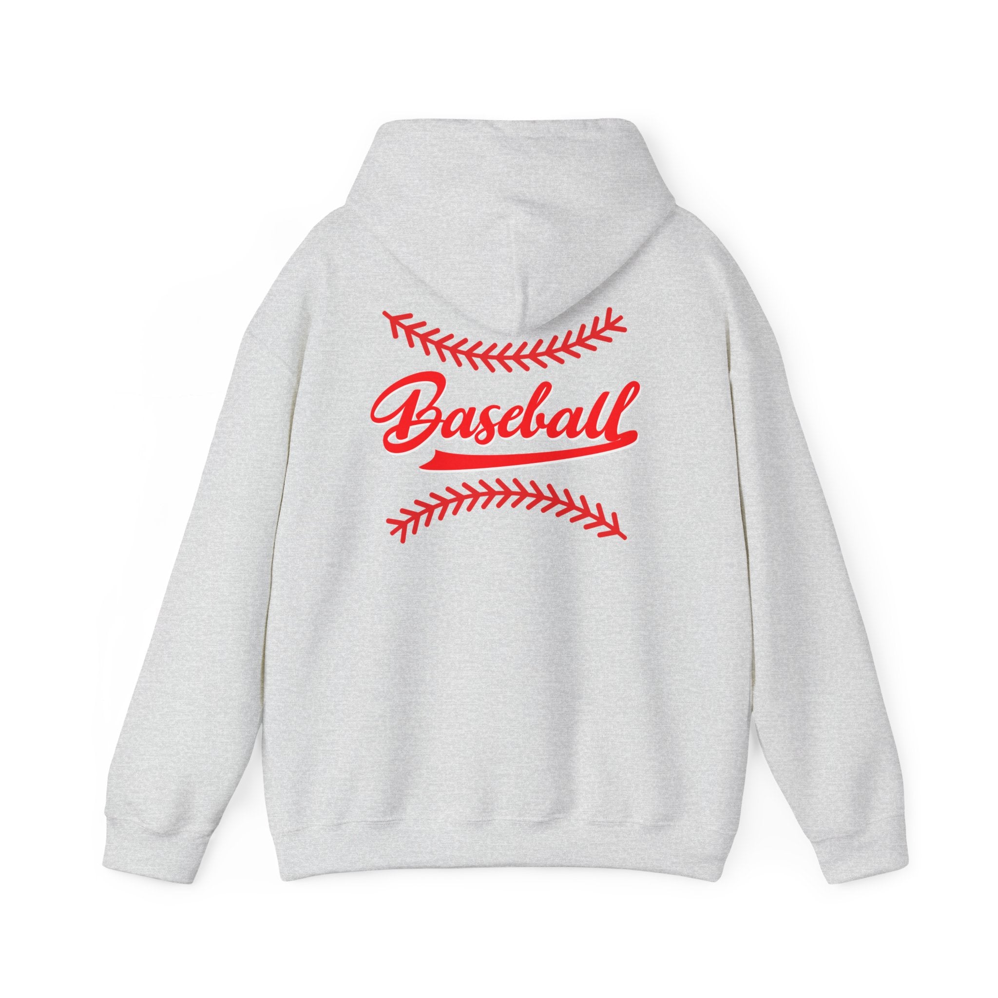 Vintage Baseball Hoodie - Classic Script Design Game Day Sweatshirt