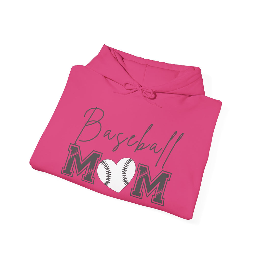 Baseball Mom Hoodie - Unisex Heavy Blend Hooded Sweatshirt
