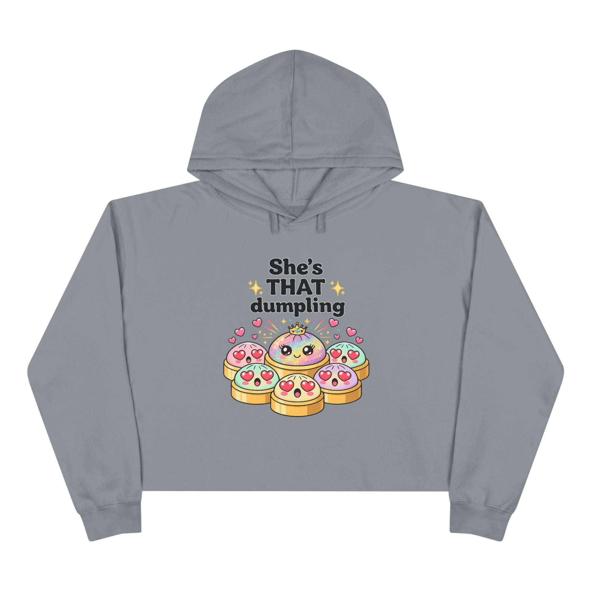 She's THAT Dumpling Cropped Hoodie | Glitter Dumpling Trend | Viral TikTok Sweatshirt