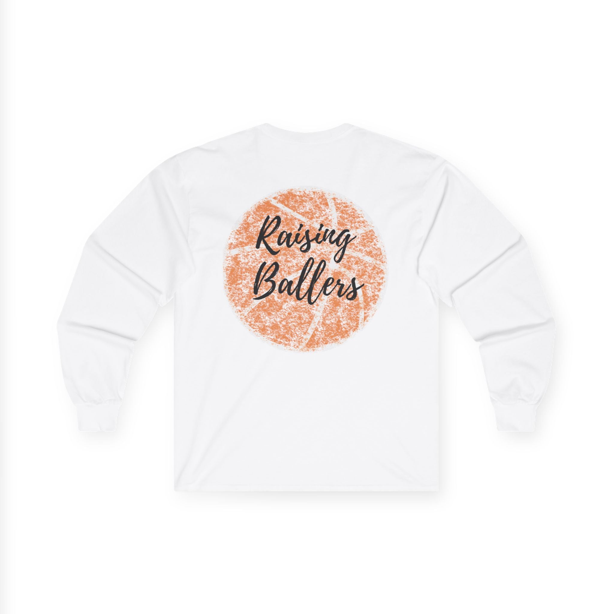 Raising Ballers Long Sleeve - Unisex Basketball Parent Shirt