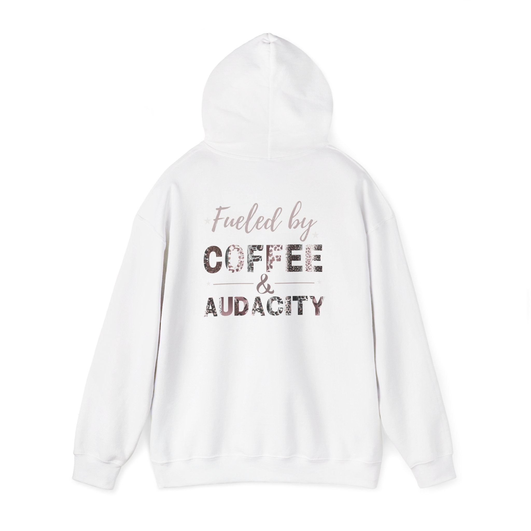 Fueled by Coffee and Audacity Hoodie | Coffee Lover Gift