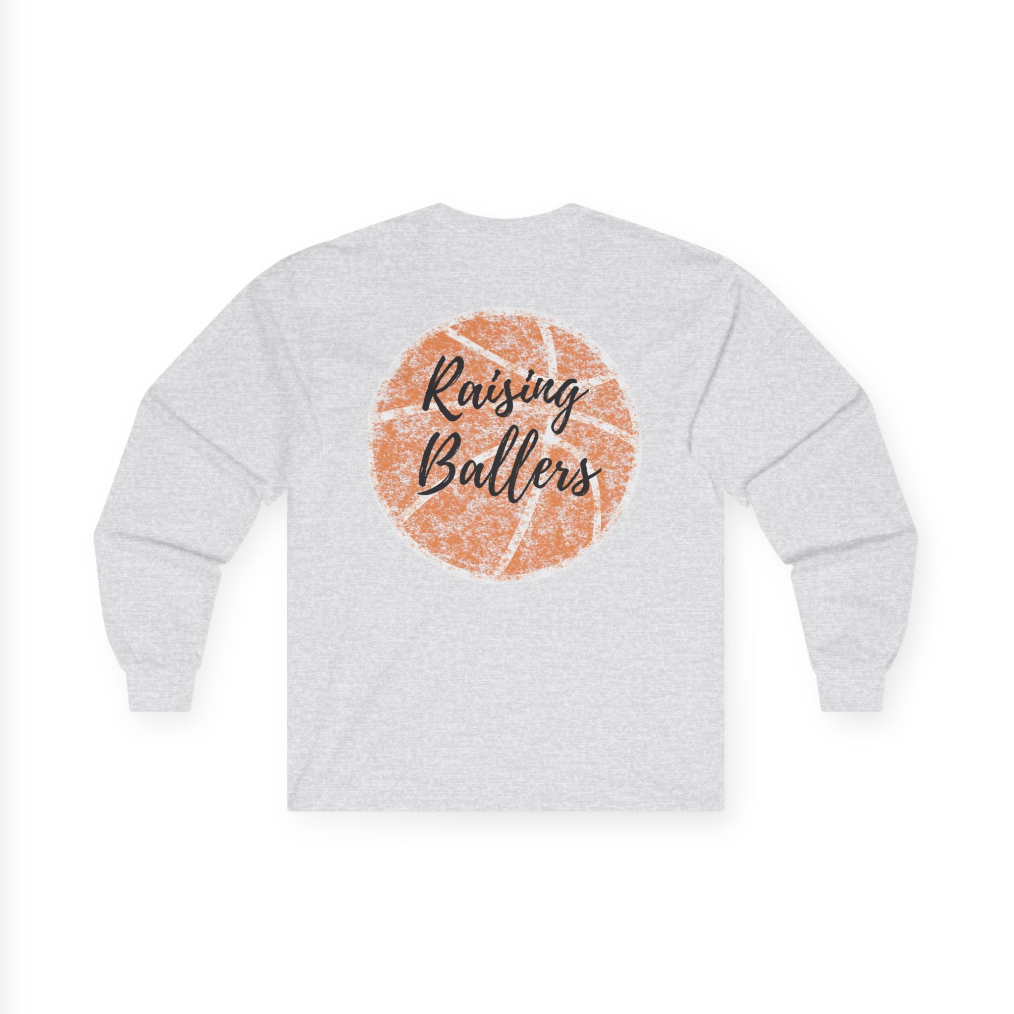 Raising Ballers Long Sleeve - Unisex Basketball Parent Shirt