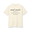 Garment-Dyed Heavyweight Cotton Tee - Premium Vintage Style