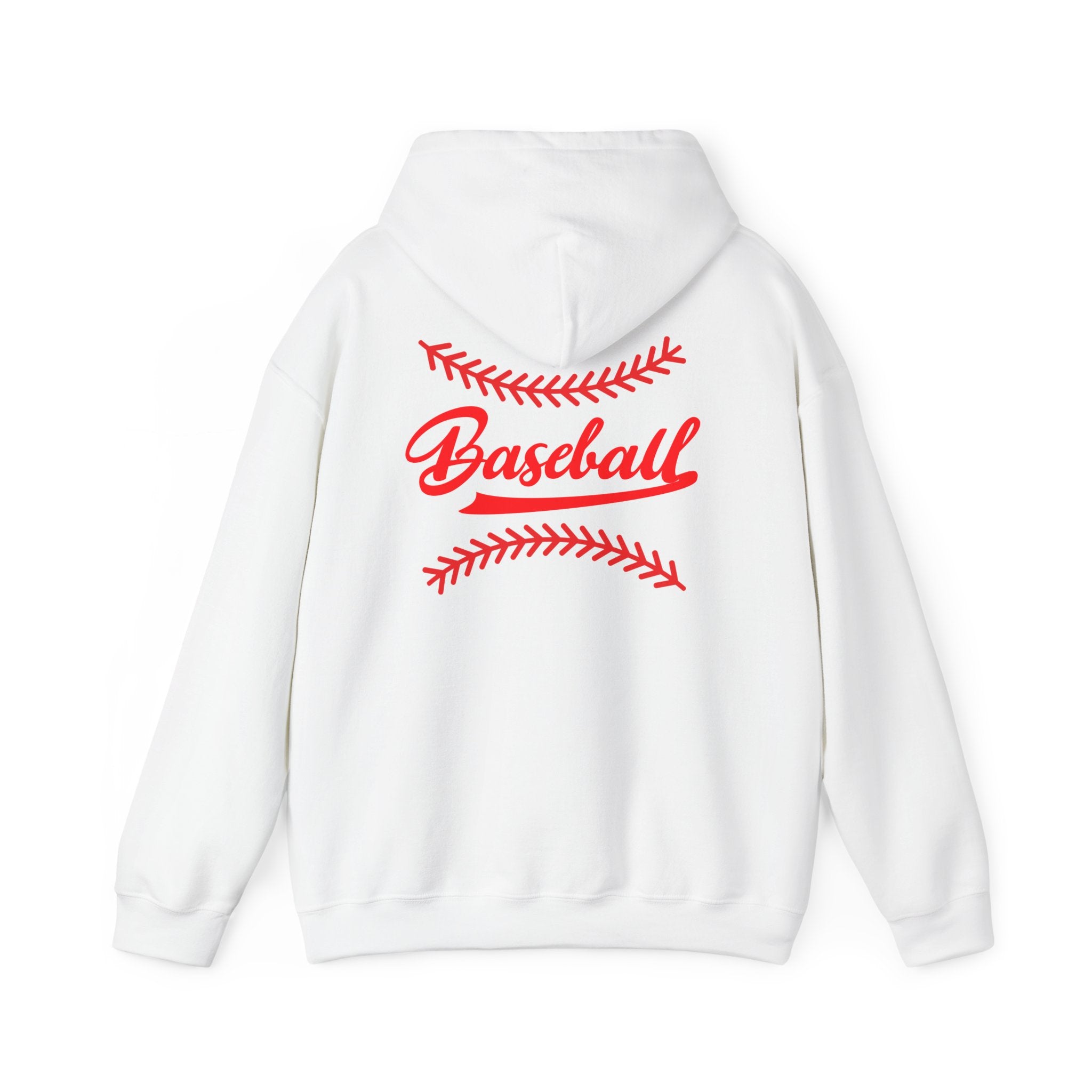 Vintage Baseball Hoodie - Classic Script Design Game Day Sweatshirt