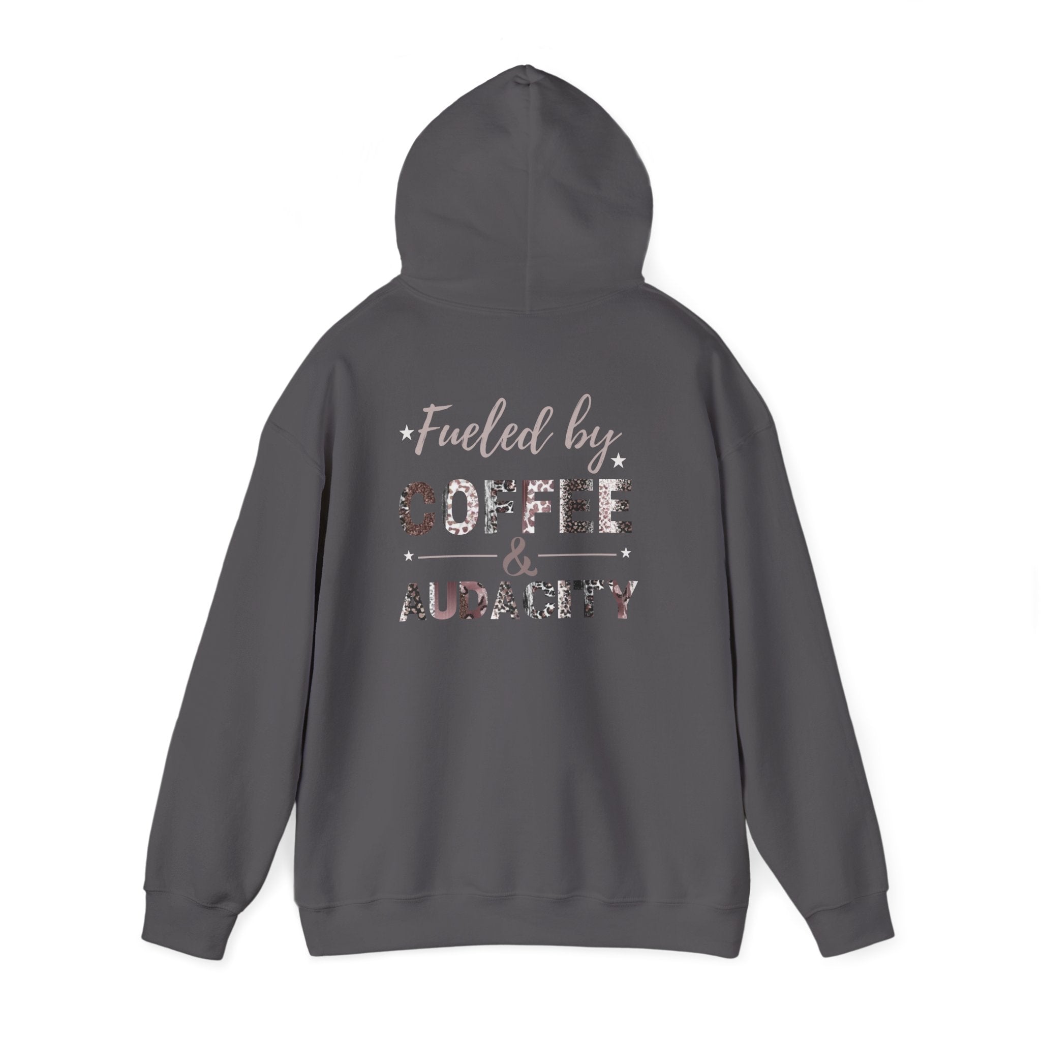 Fueled by Coffee and Audacity Hoodie | Coffee Lover Gift