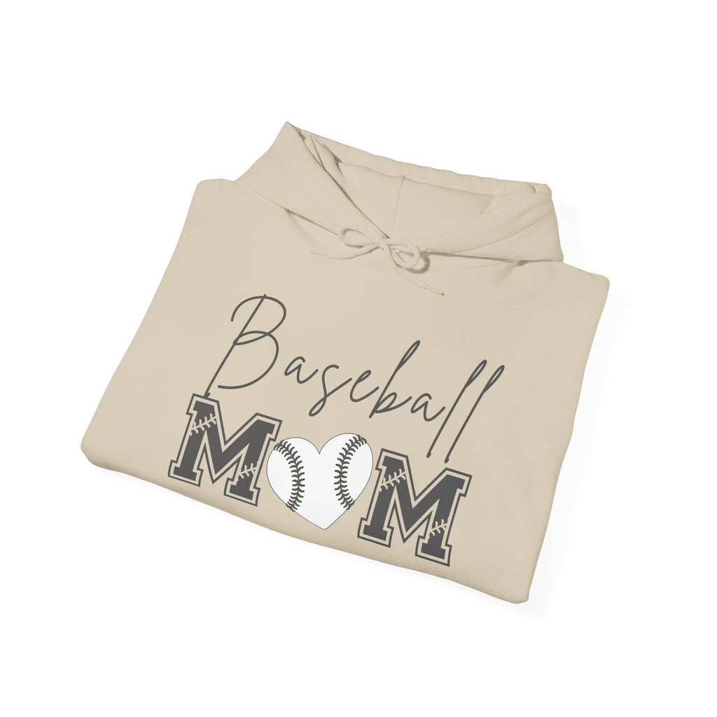 Baseball Mom Hoodie - Unisex Heavy Blend Hooded Sweatshirt