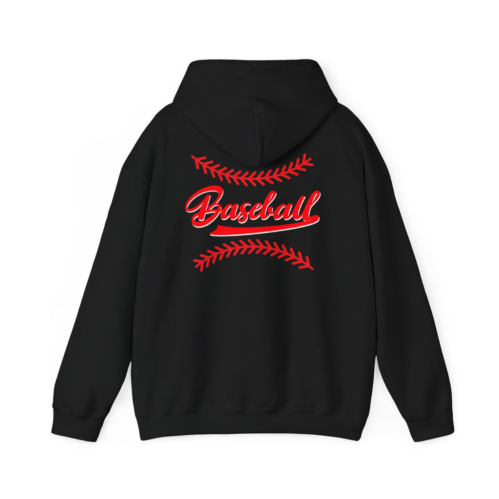 Vintage Baseball Hoodie - Classic Script Design Game Day Sweatshirt