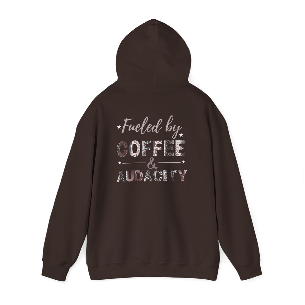 Fueled by Coffee and Audacity Hoodie | Coffee Lover Gift