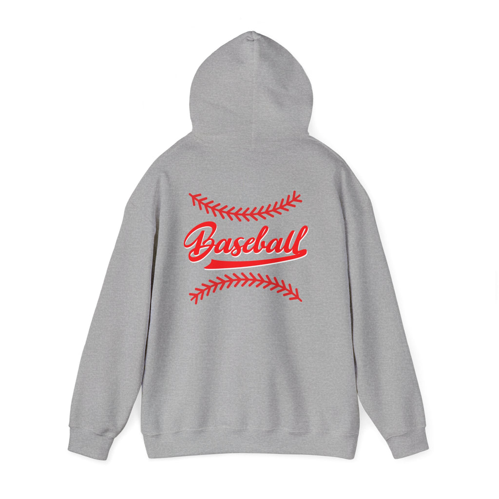 Vintage Baseball Hoodie - Classic Script Design Game Day Sweatshirt