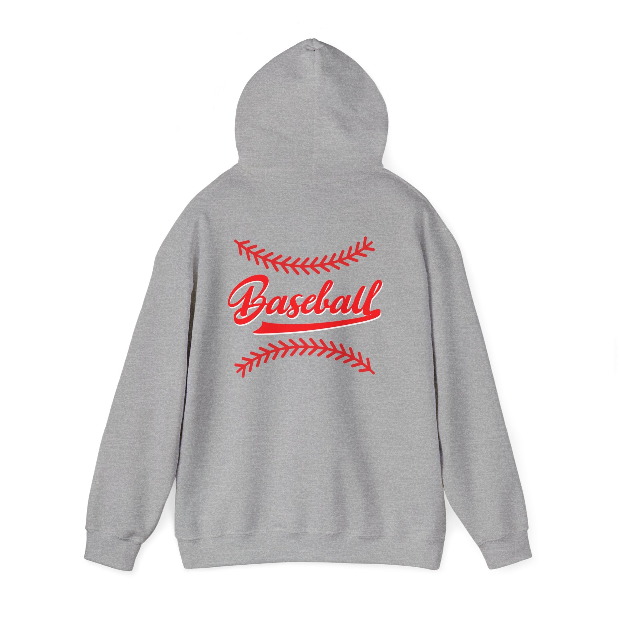 Vintage Baseball Hoodie - Classic Script Design Game Day Sweatshirt