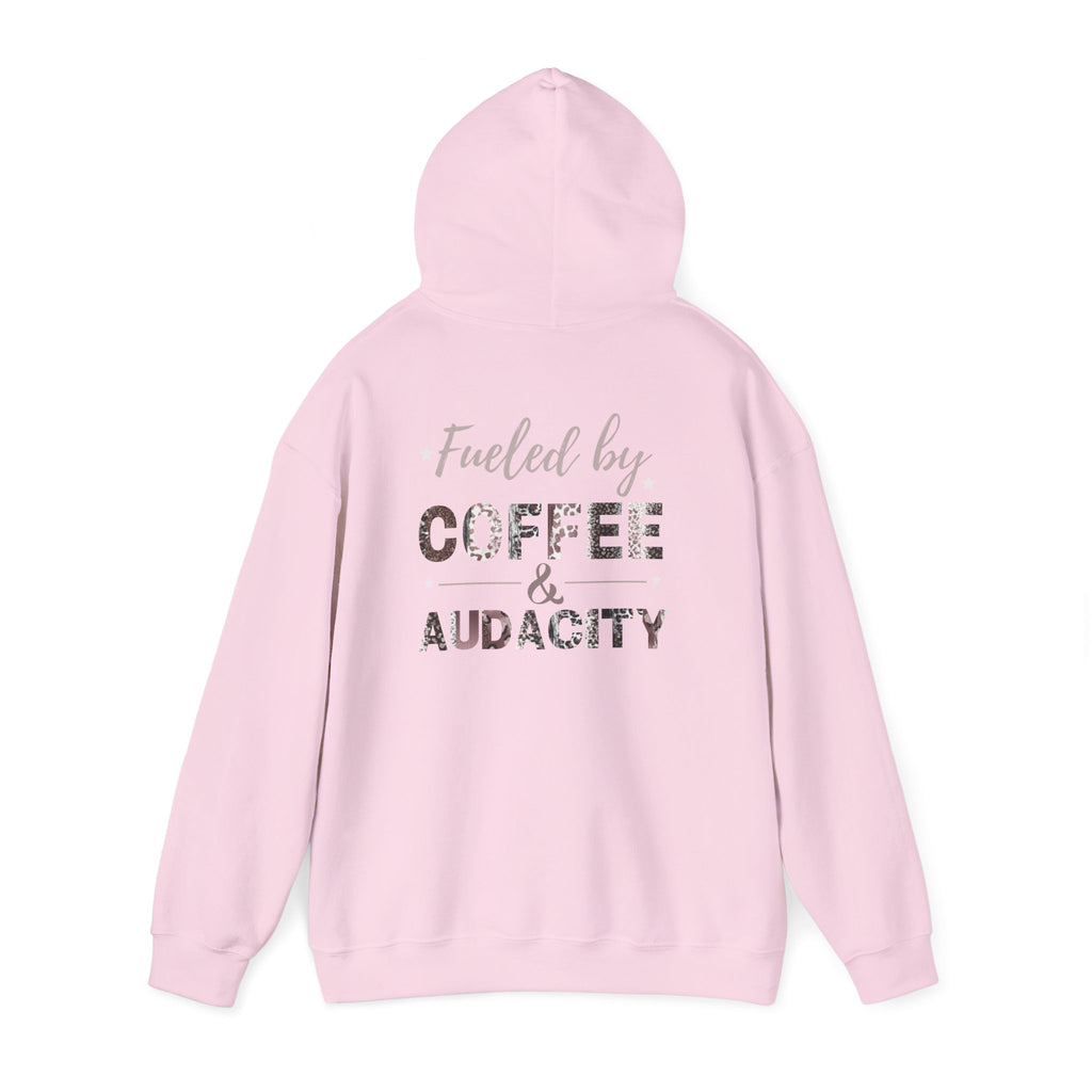 Fueled by Coffee and Audacity Hoodie | Coffee Lover Gift