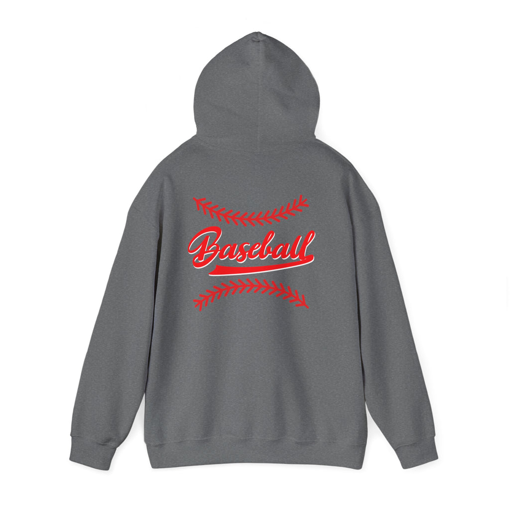 Vintage Baseball Hoodie - Classic Script Design Game Day Sweatshirt