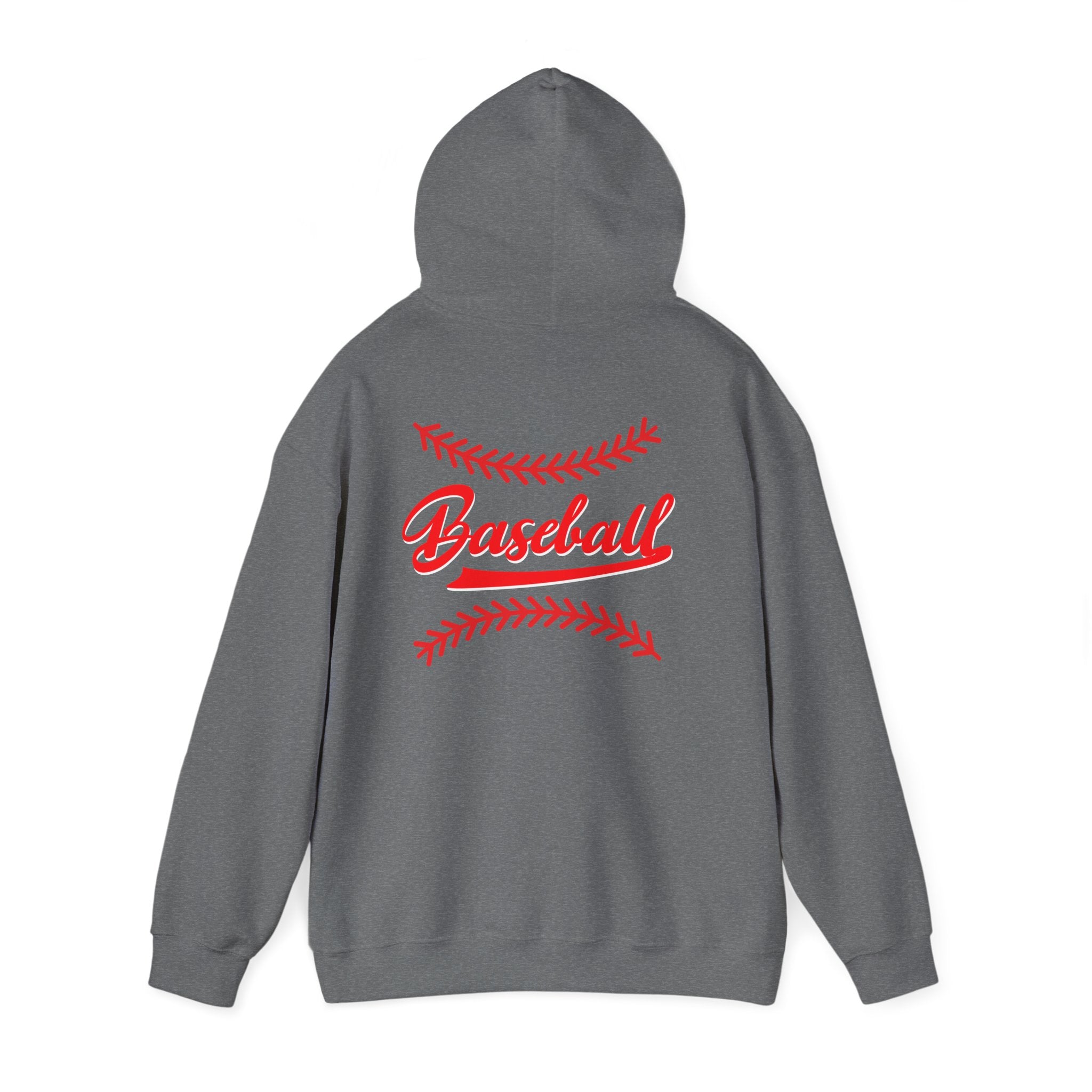 Vintage Baseball Hoodie - Classic Script Design Game Day Sweatshirt