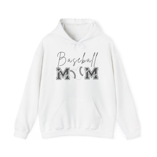 Baseball Mom Hoodie - Unisex Heavy Blend Hooded Sweatshirt