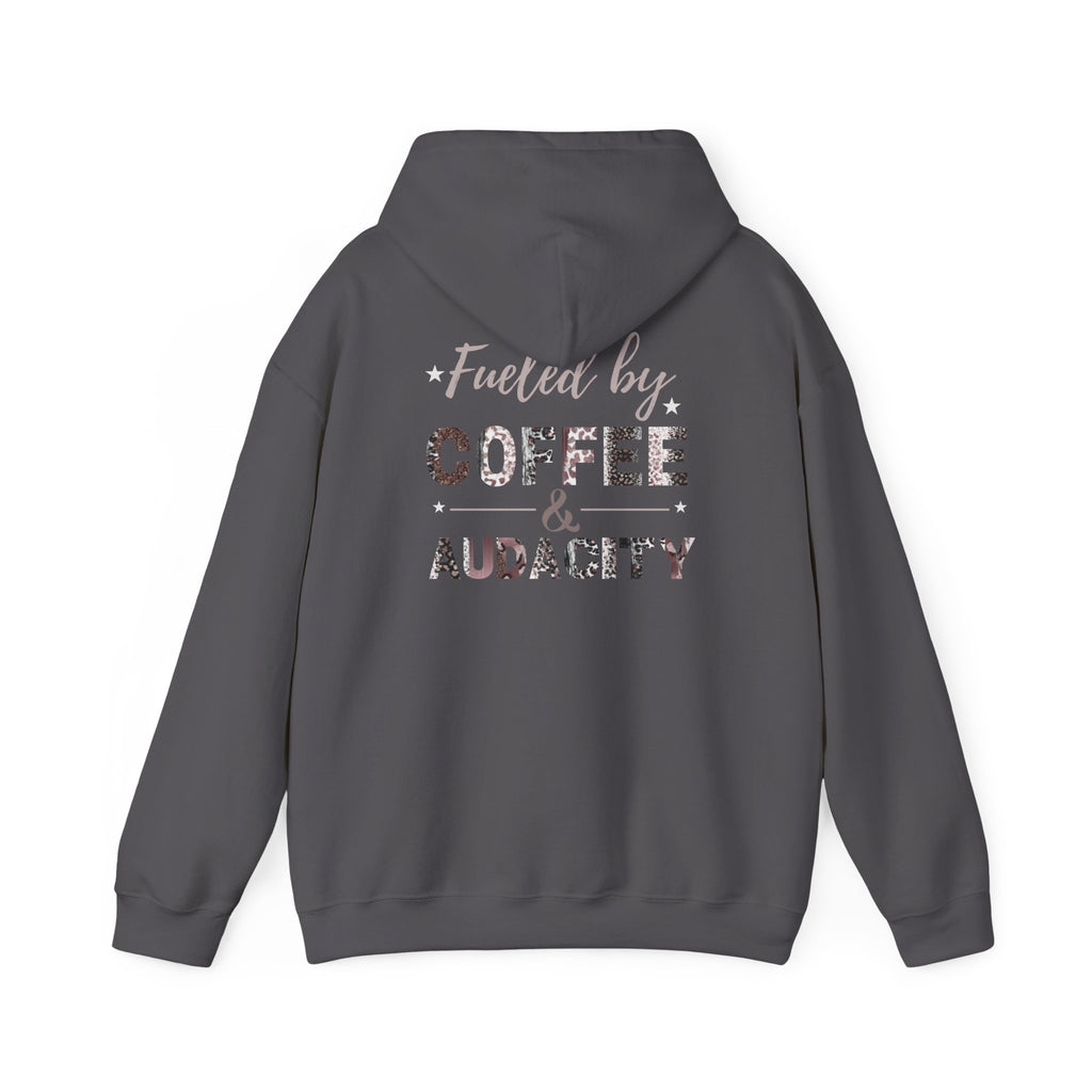 Fueled by Coffee and Audacity Hoodie | Coffee Lover Gift