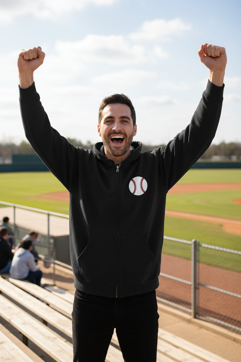 Unisex Heavy Blend Full Zip Hoodie - Classic Comfort Sweatshirt