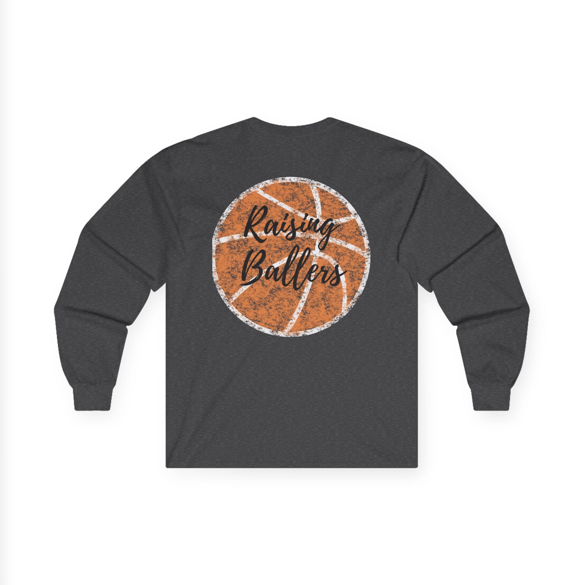 Raising Ballers Long Sleeve - Unisex Basketball Parent Shirt