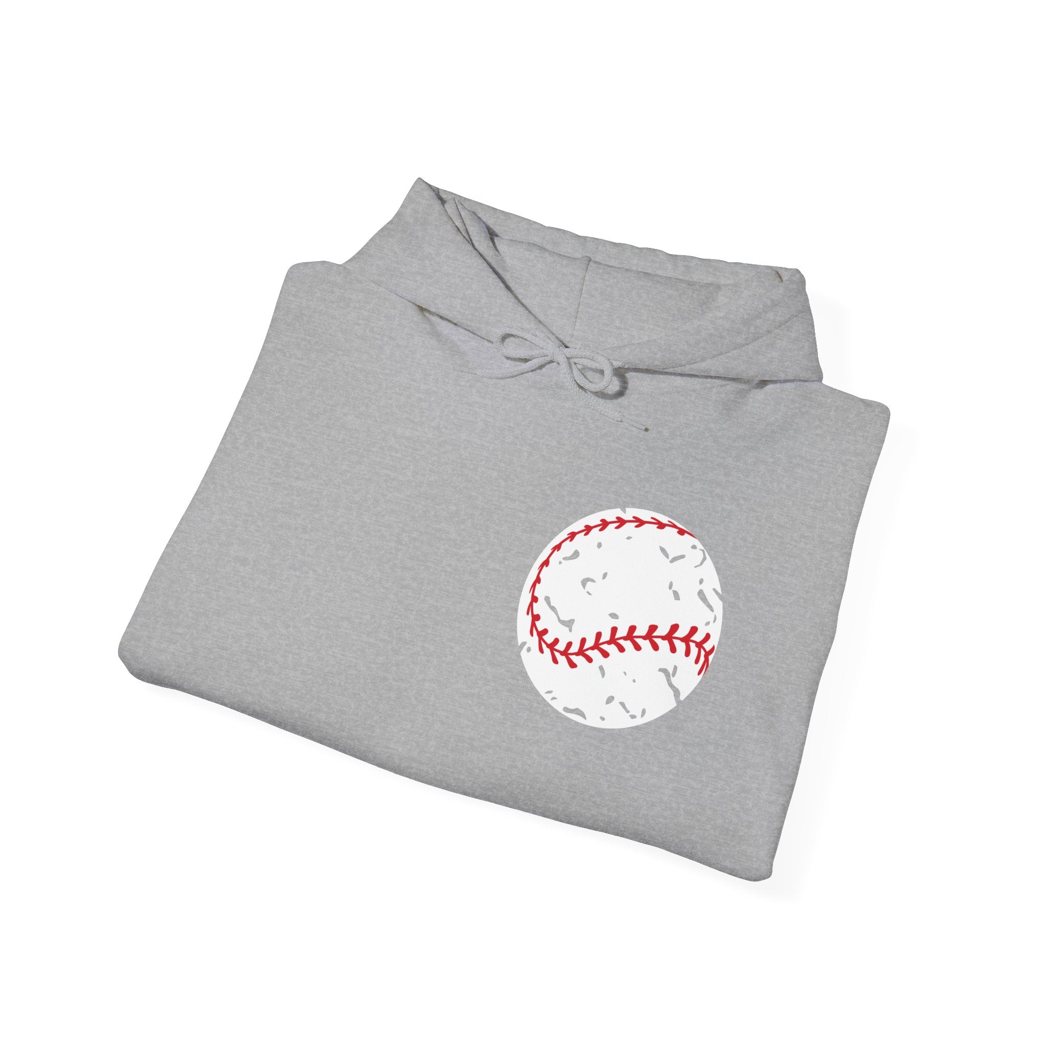 Vintage Baseball Hoodie - Classic Script Design Game Day Sweatshirt
