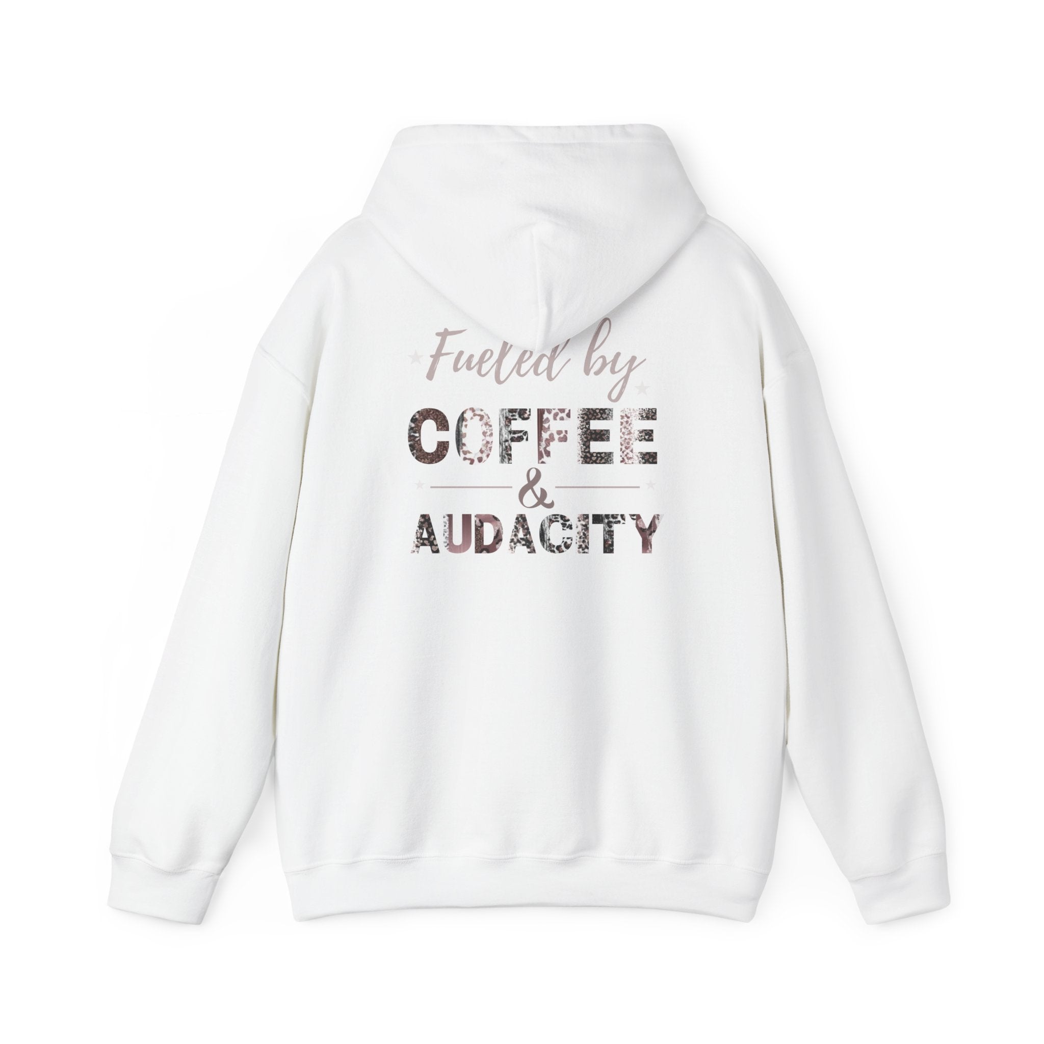 Fueled by Coffee and Audacity Hoodie | Coffee Lover Gift