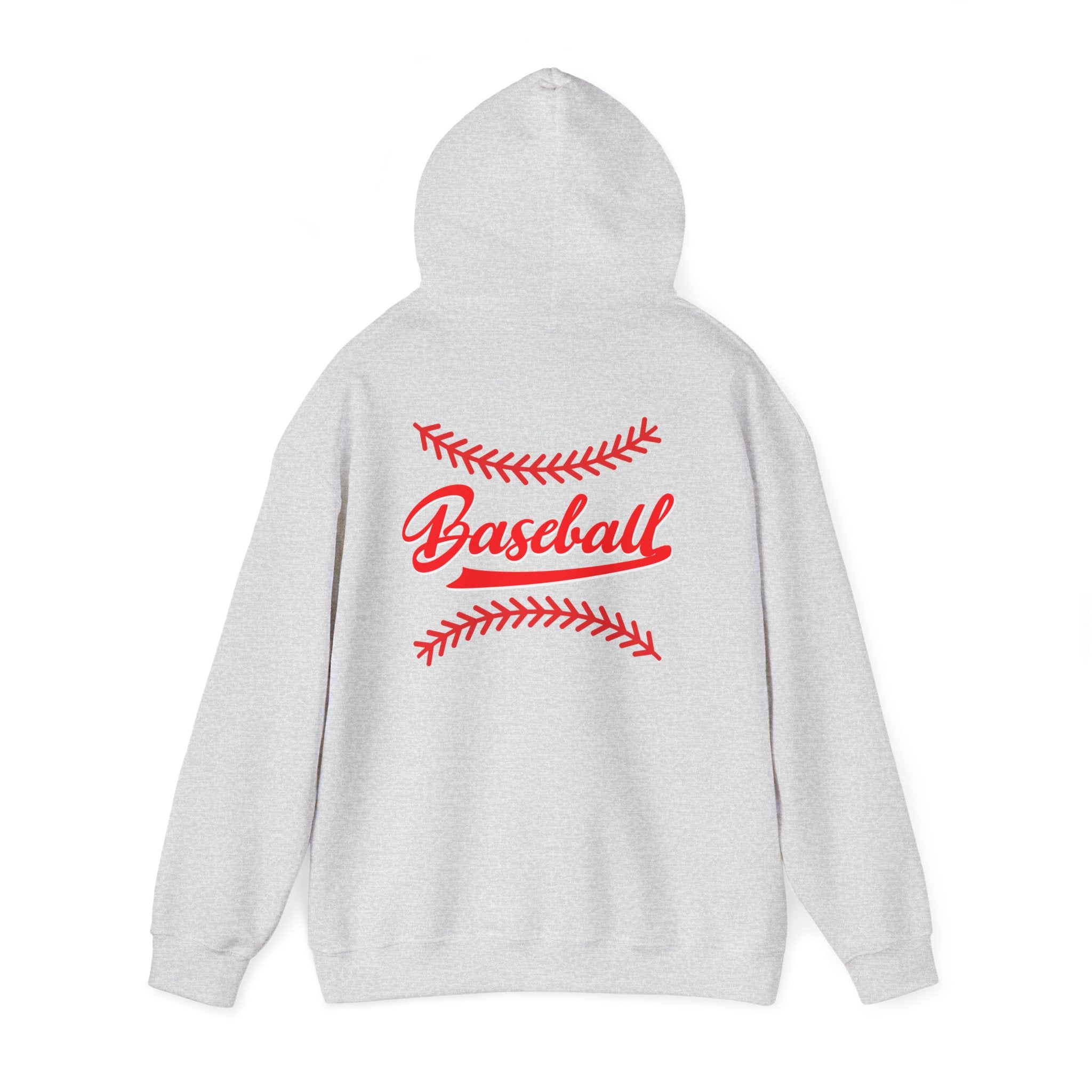 Vintage Baseball Hoodie - Classic Script Design Game Day Sweatshirt