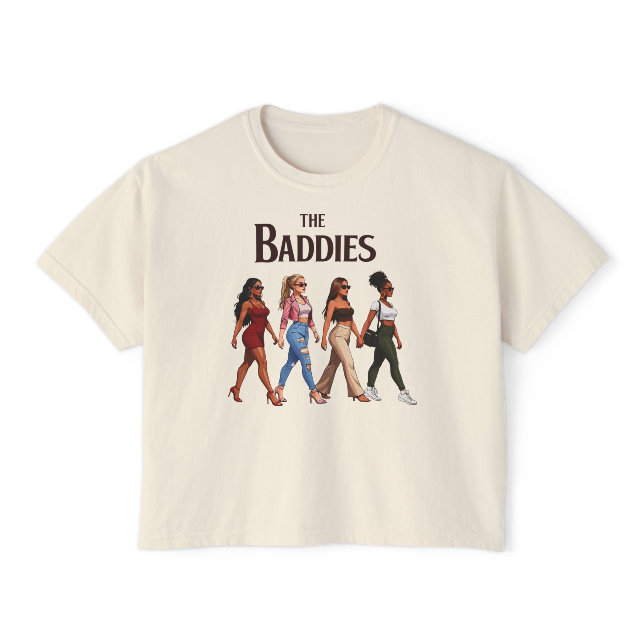 The Baddies Shirt, Confident Women Graphic Tee ,STOMP THAT OUT Collection, Boss Energy T-Shirt