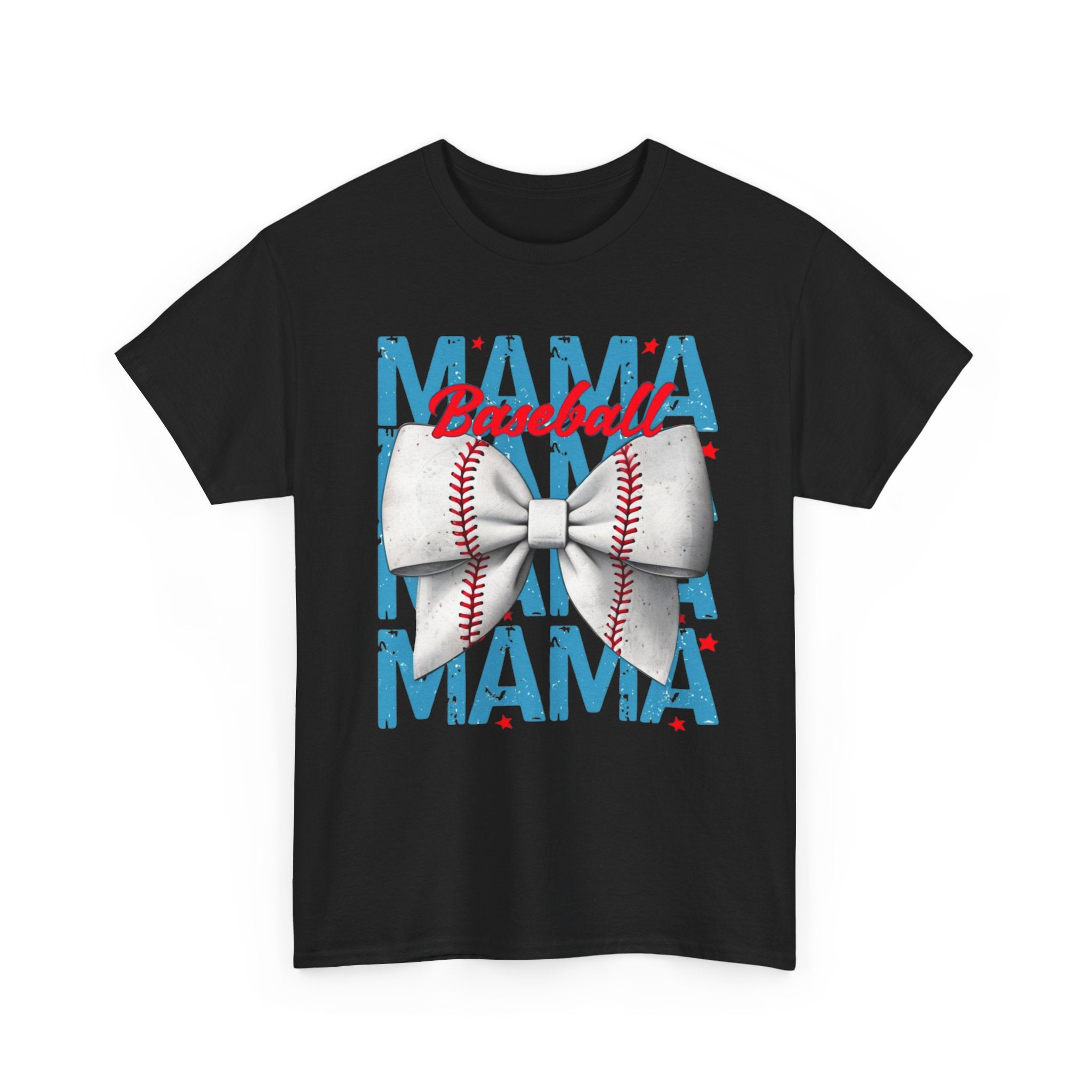Baseball Mama Shirt - Cute Game Day Mom Tee with Baseball Bow