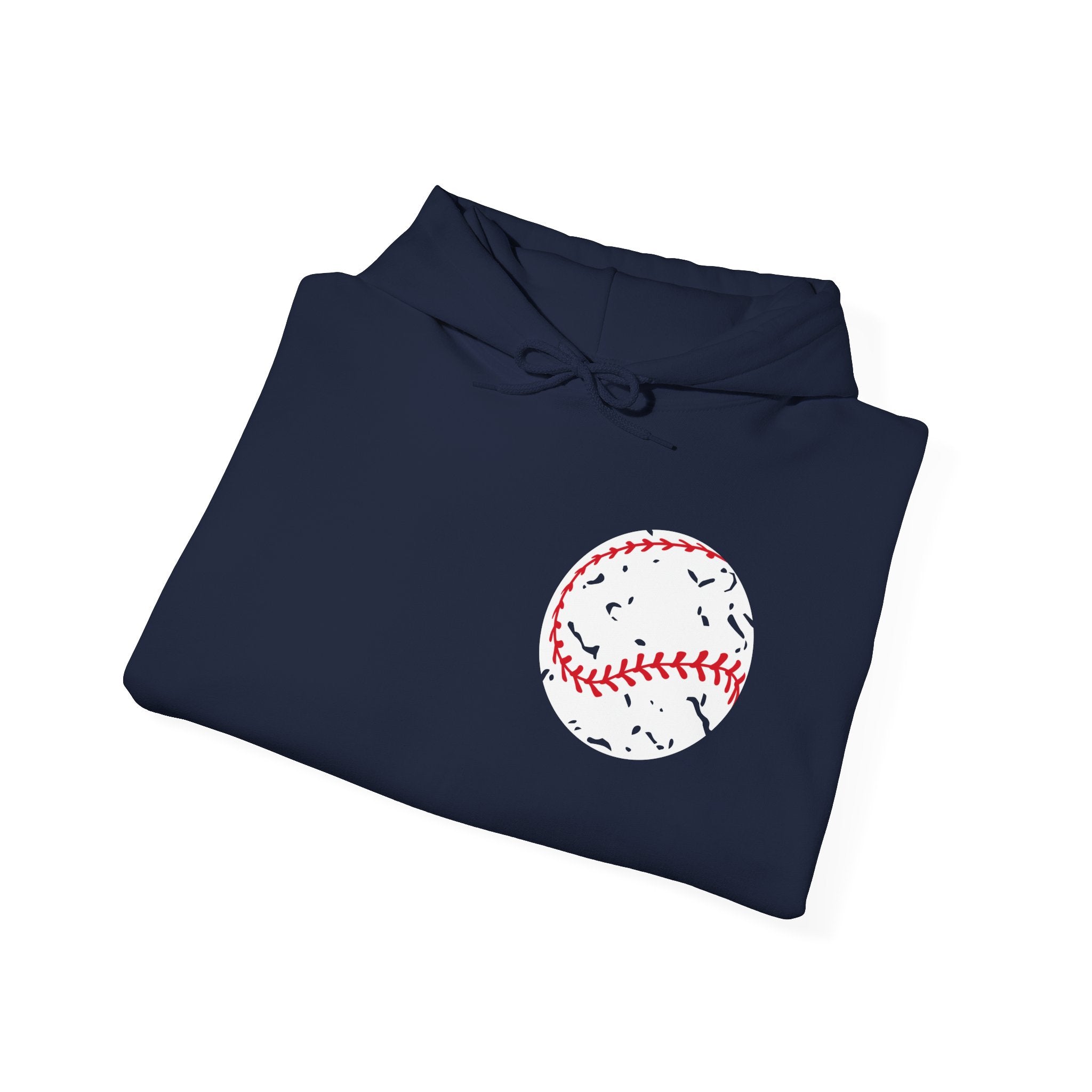 Vintage Baseball Hoodie - Classic Script Design Game Day Sweatshirt