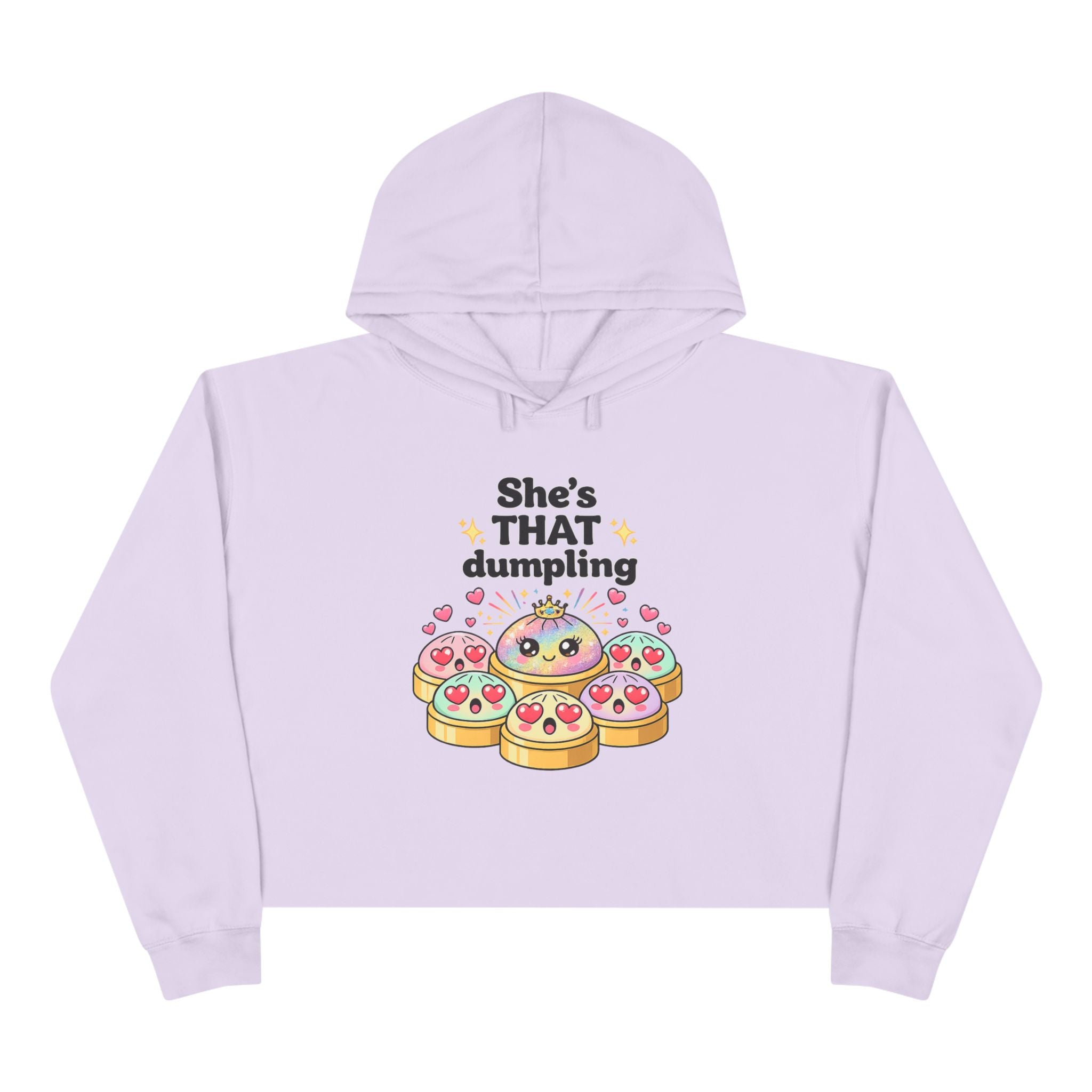 She's THAT Dumpling Cropped Hoodie | Glitter Dumpling Trend | Viral TikTok Sweatshirt