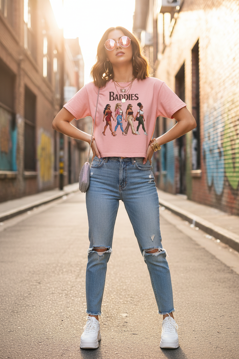The Baddies Shirt, Confident Women Graphic Tee ,STOMP THAT OUT Collection, Boss Energy T-Shirt