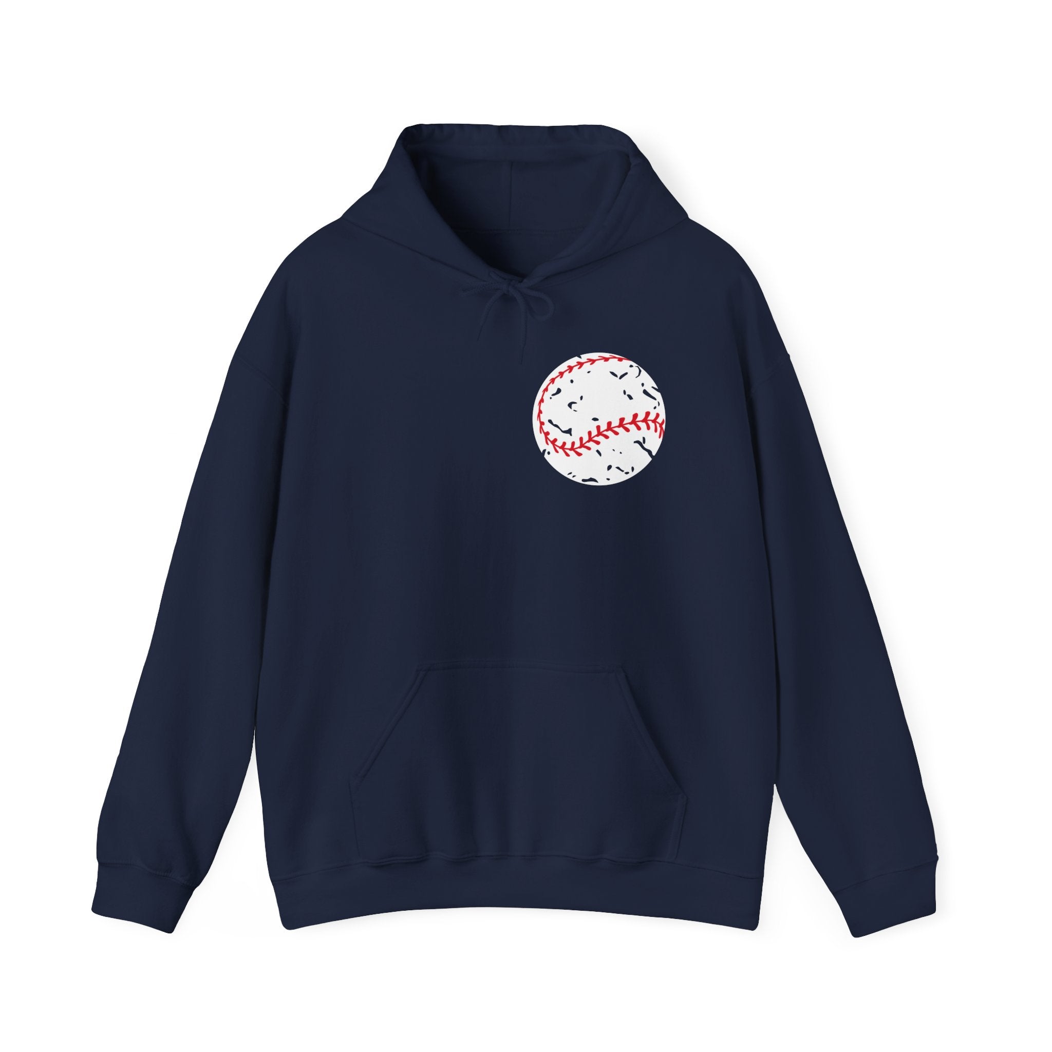 Vintage Baseball Hoodie - Classic Script Design Game Day Sweatshirt