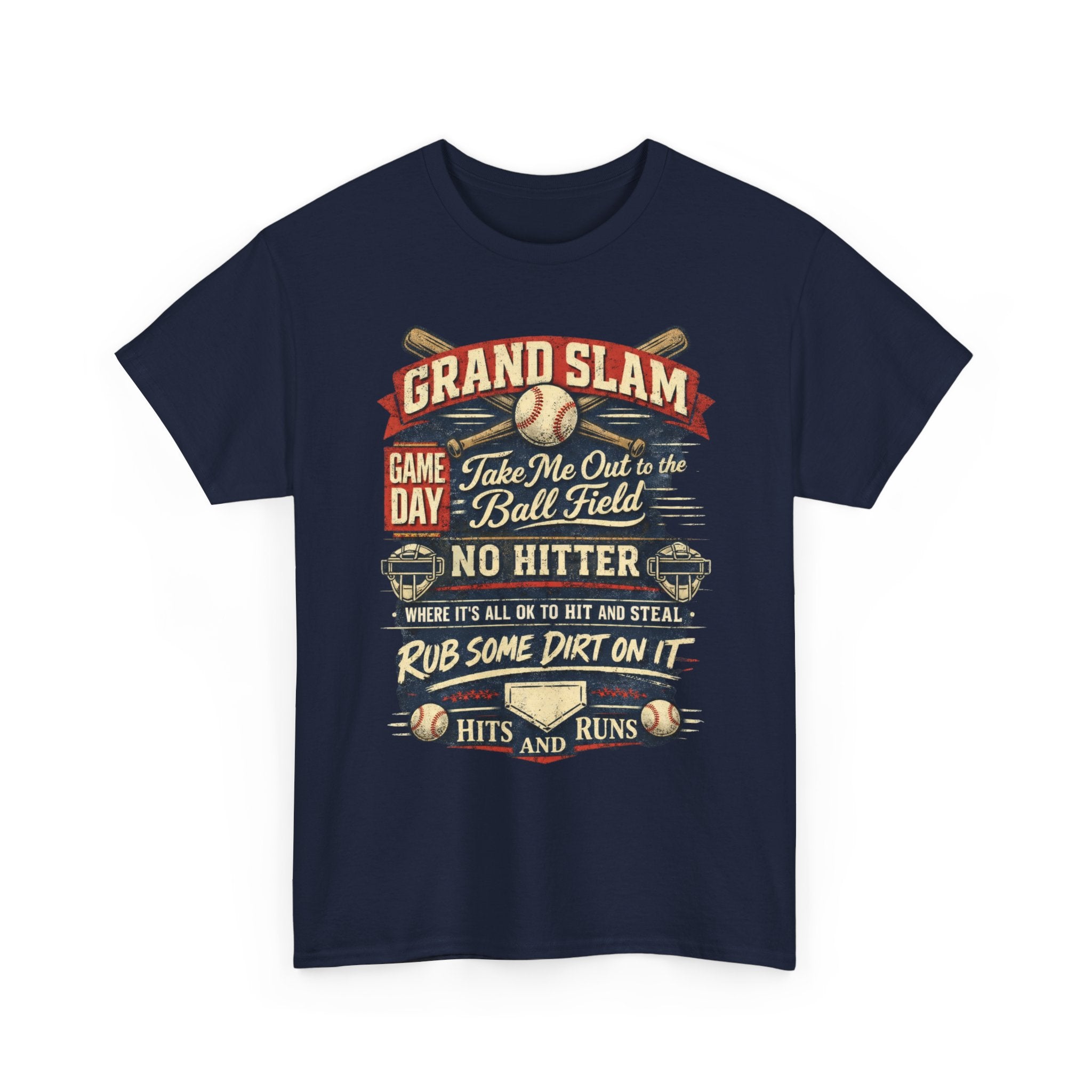 Baseball Game Day Shirt - Vintage Baseball Tee for Fans