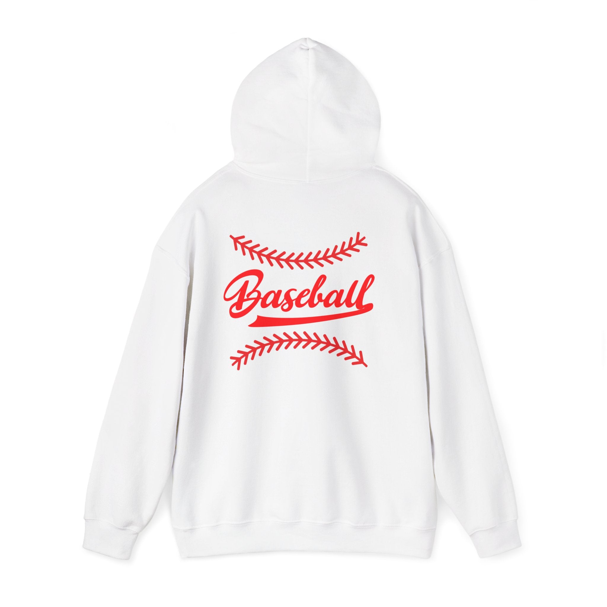 Vintage Baseball Hoodie - Classic Script Design Game Day Sweatshirt