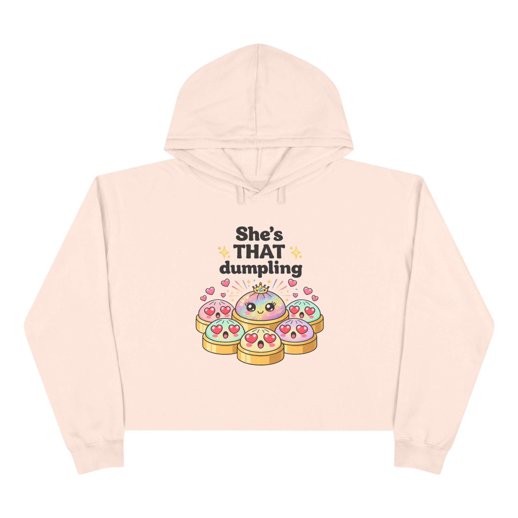She's THAT Dumpling Cropped Hoodie | Glitter Dumpling Trend | Viral TikTok Sweatshirt