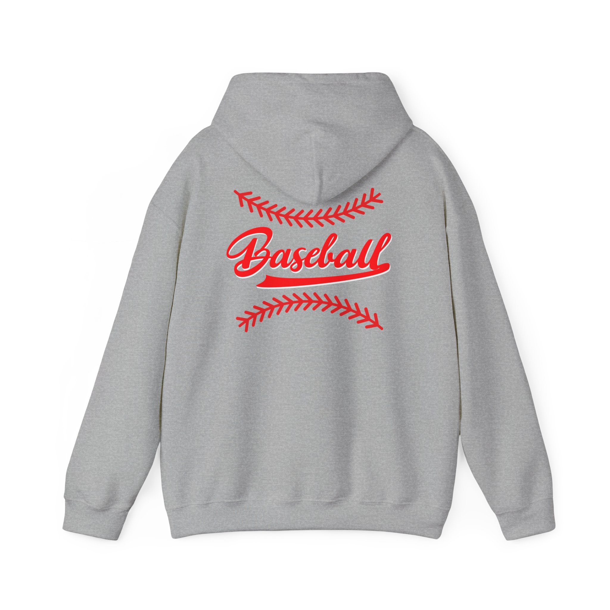 Vintage Baseball Hoodie - Classic Script Design Game Day Sweatshirt