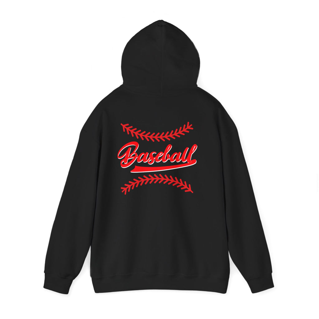 Vintage Baseball Hoodie - Classic Script Design Game Day Sweatshirt