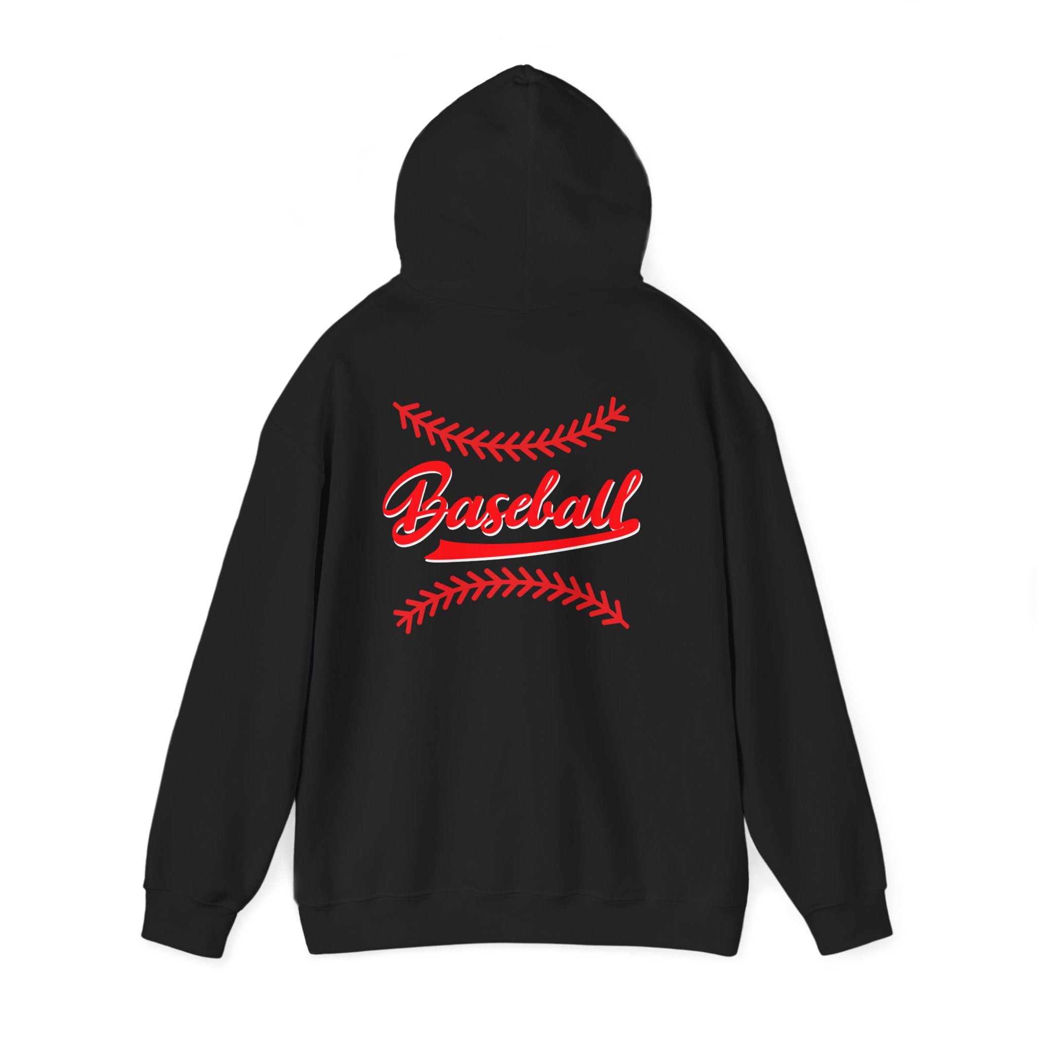Vintage Baseball Hoodie - Classic Script Design Game Day Sweatshirt