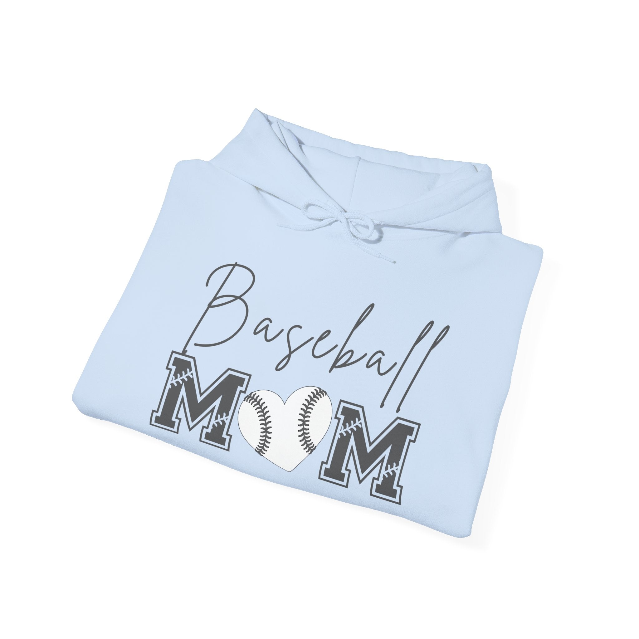 Baseball Mom Hoodie - Unisex Heavy Blend Hooded Sweatshirt