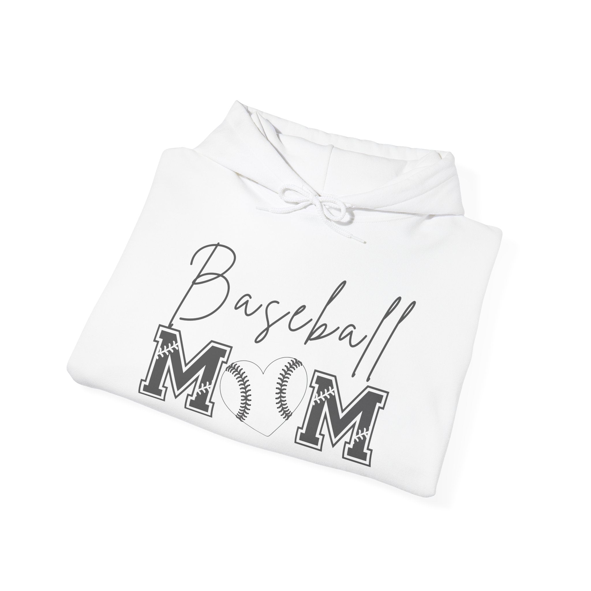 Baseball Mom Hoodie - Unisex Heavy Blend Hooded Sweatshirt