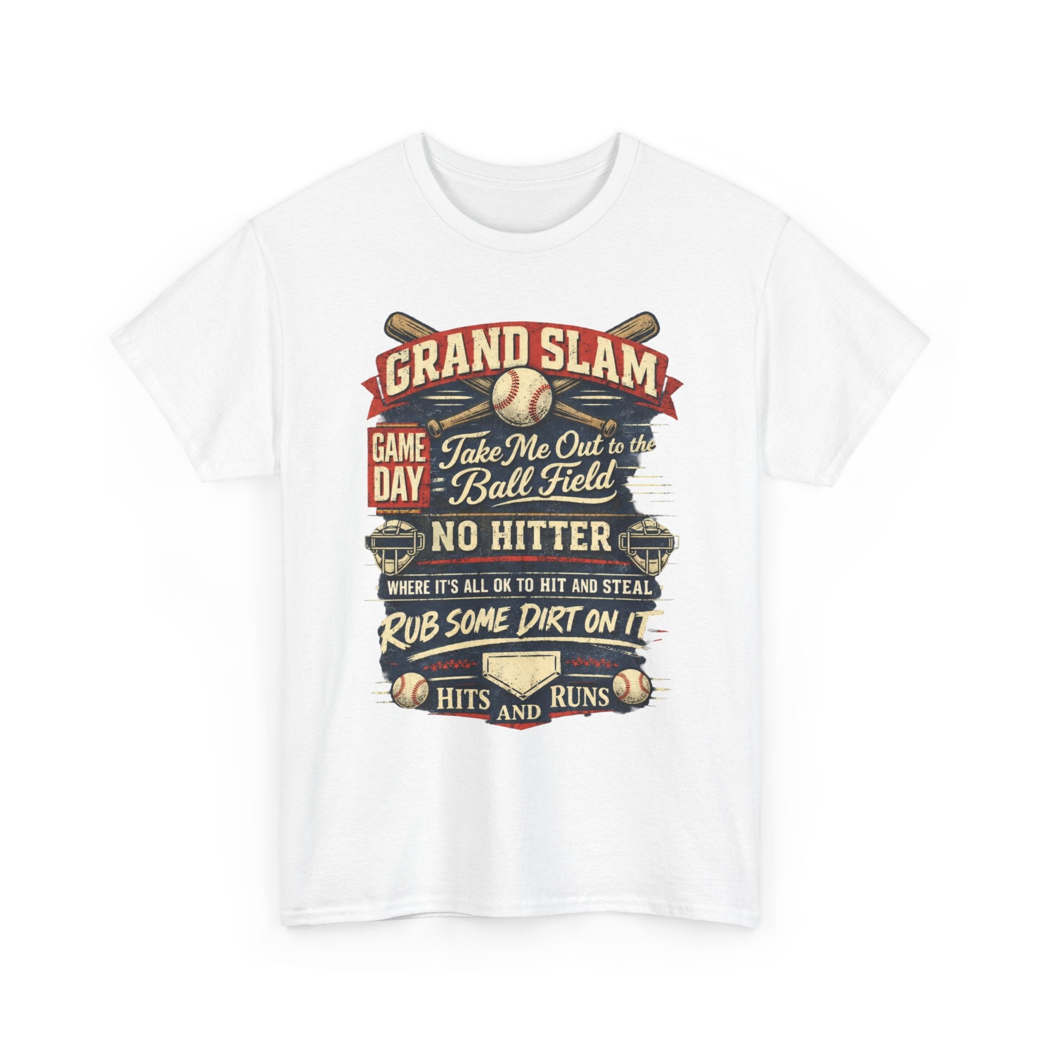Baseball Game Day Shirt - Vintage Baseball Tee for Fans