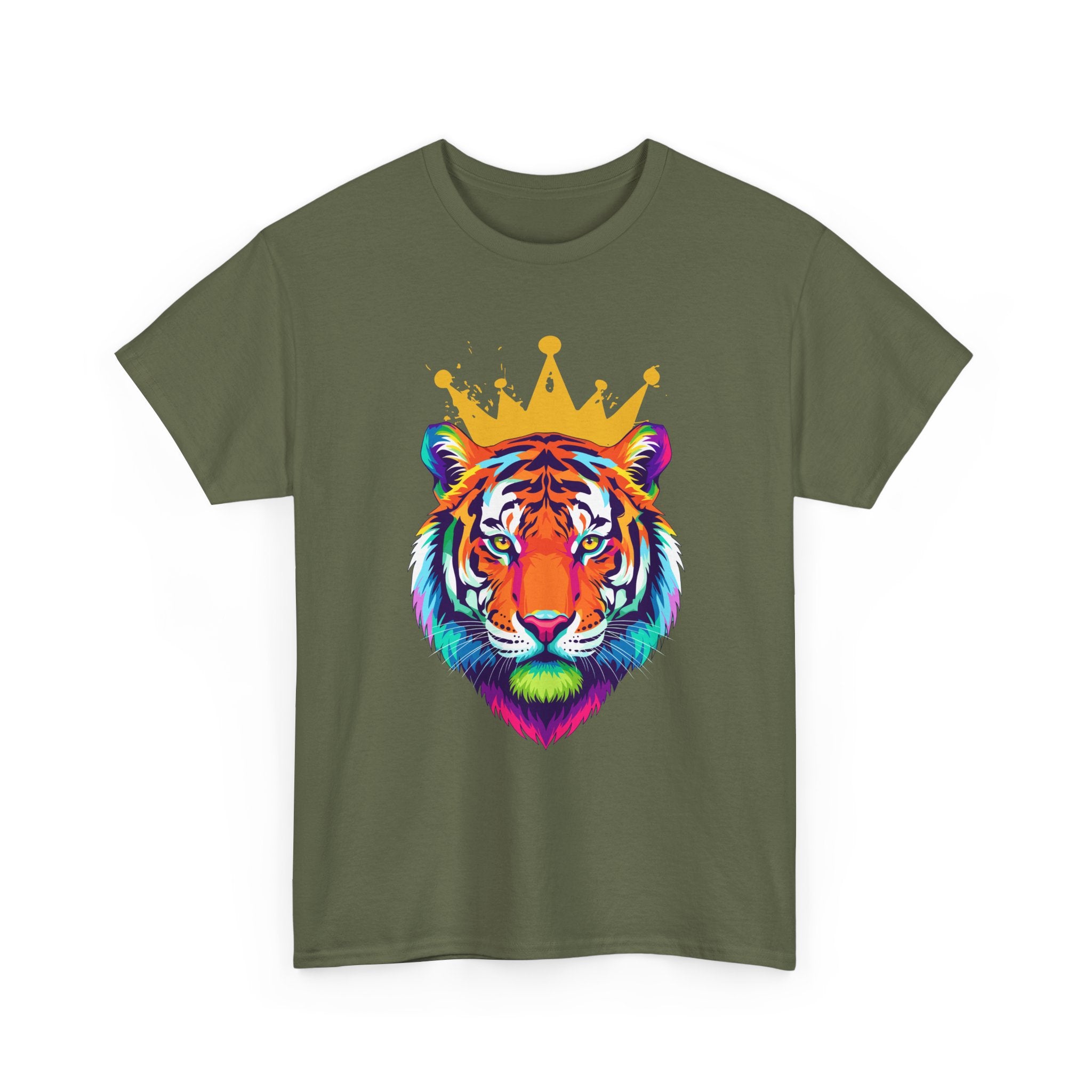 Crowned Tiger T-Shirt - Women's Empowerment Graphic Tee