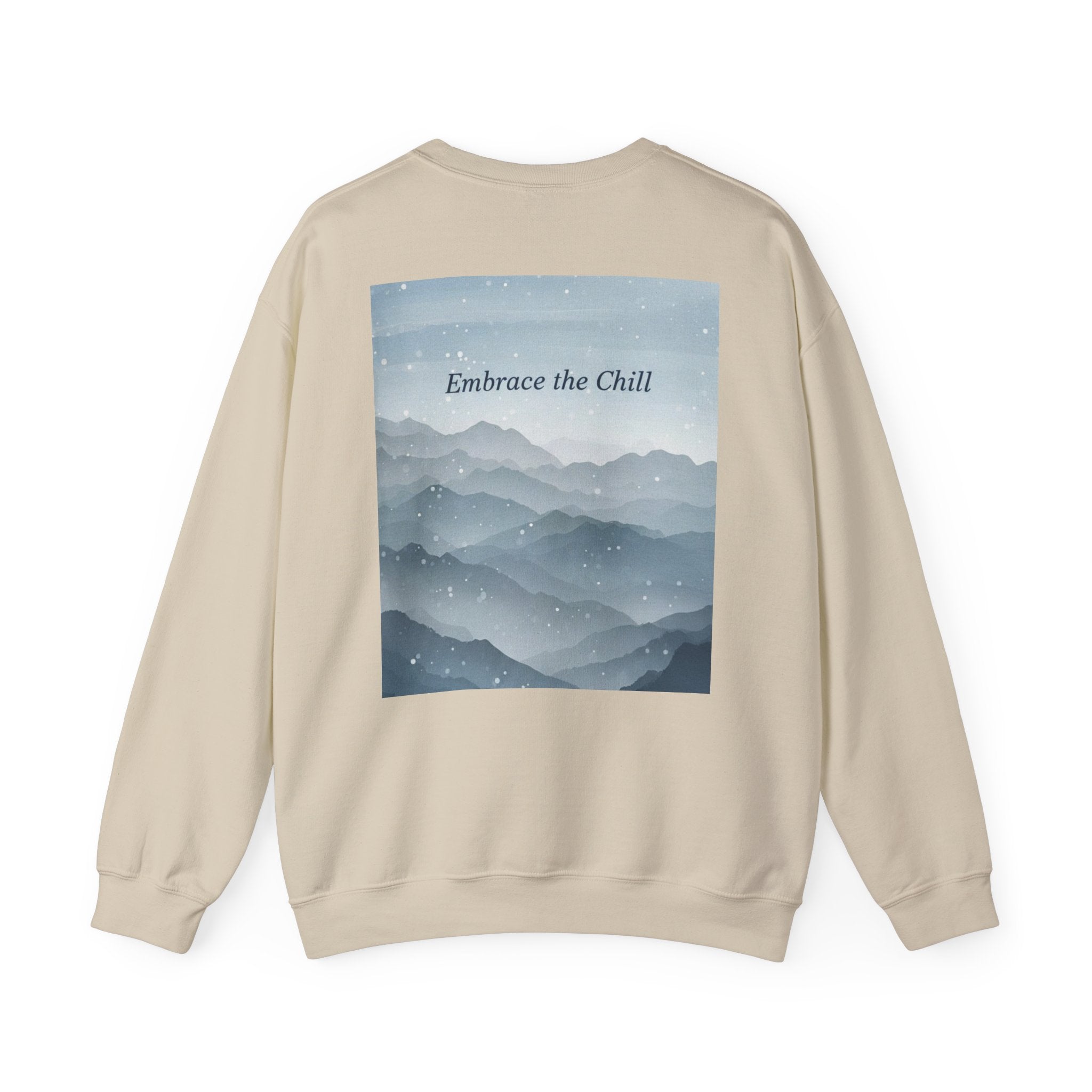 Embrace the Chill | Mountain Sweatshirt | Cozy Winter Crewneck