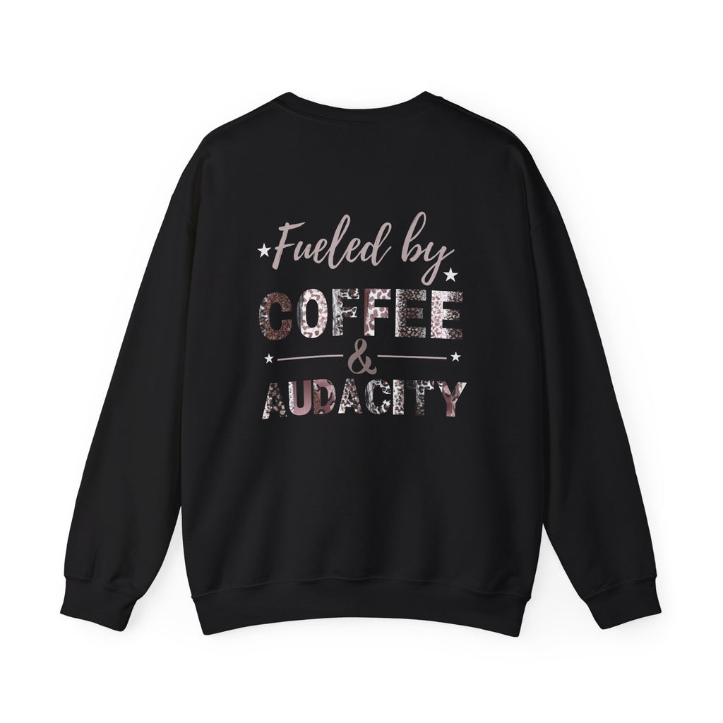 Coquette Bow Tumbler Sweatshirt | Girly Aesthetic Crewneck | Pink Leopard