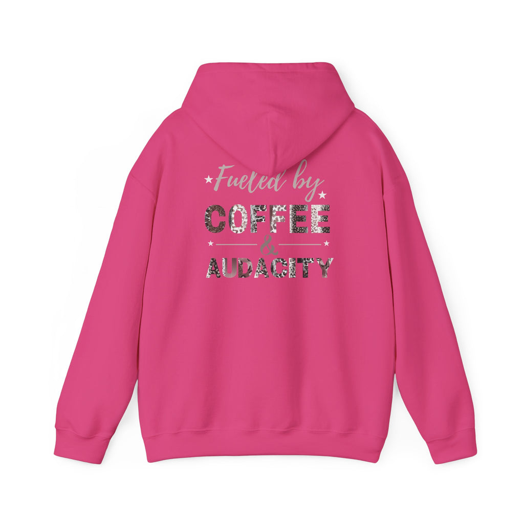 Fueled by Coffee and Audacity Hoodie | Coffee Lover Gift