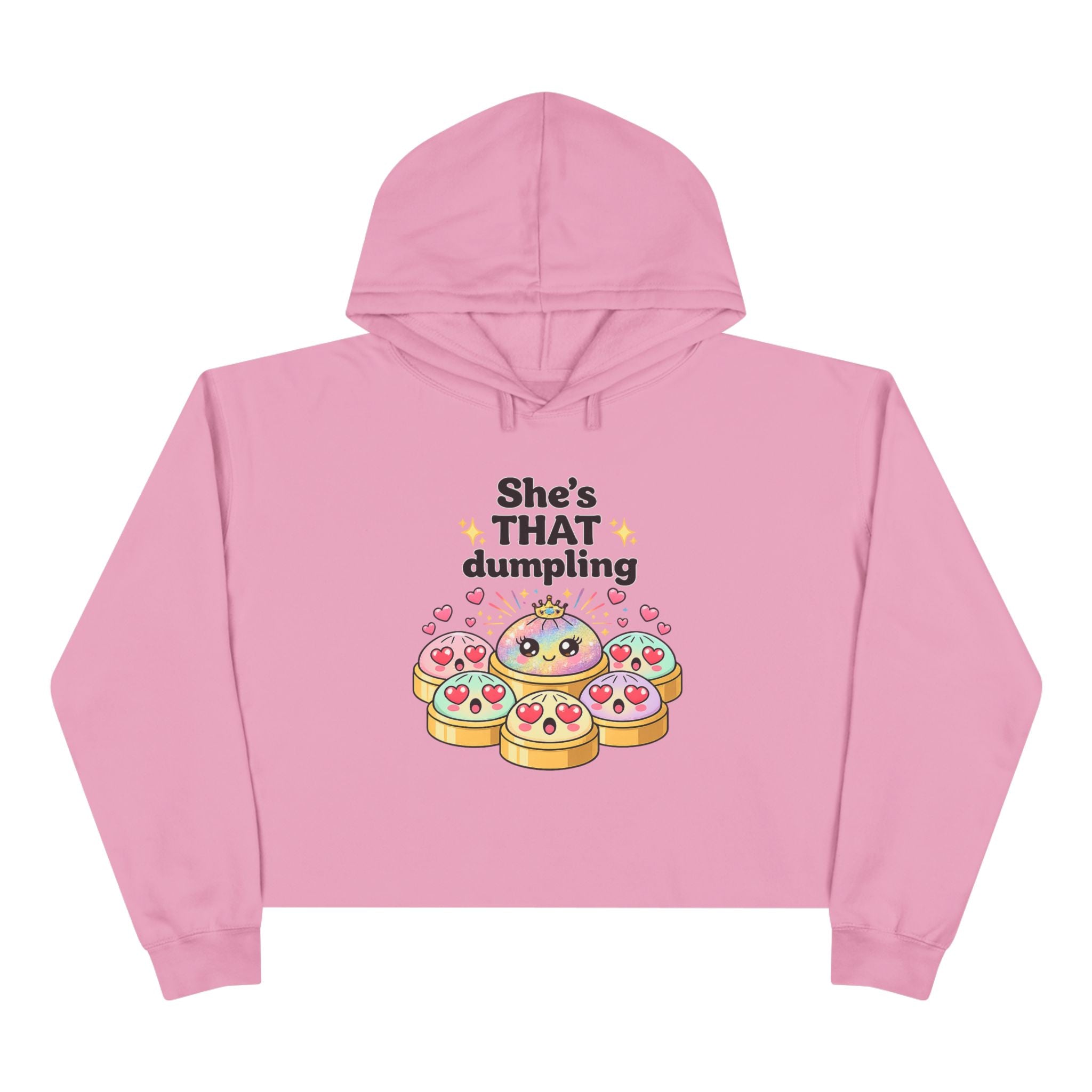 She's THAT Dumpling Cropped Hoodie | Glitter Dumpling Trend | Viral TikTok Sweatshirt