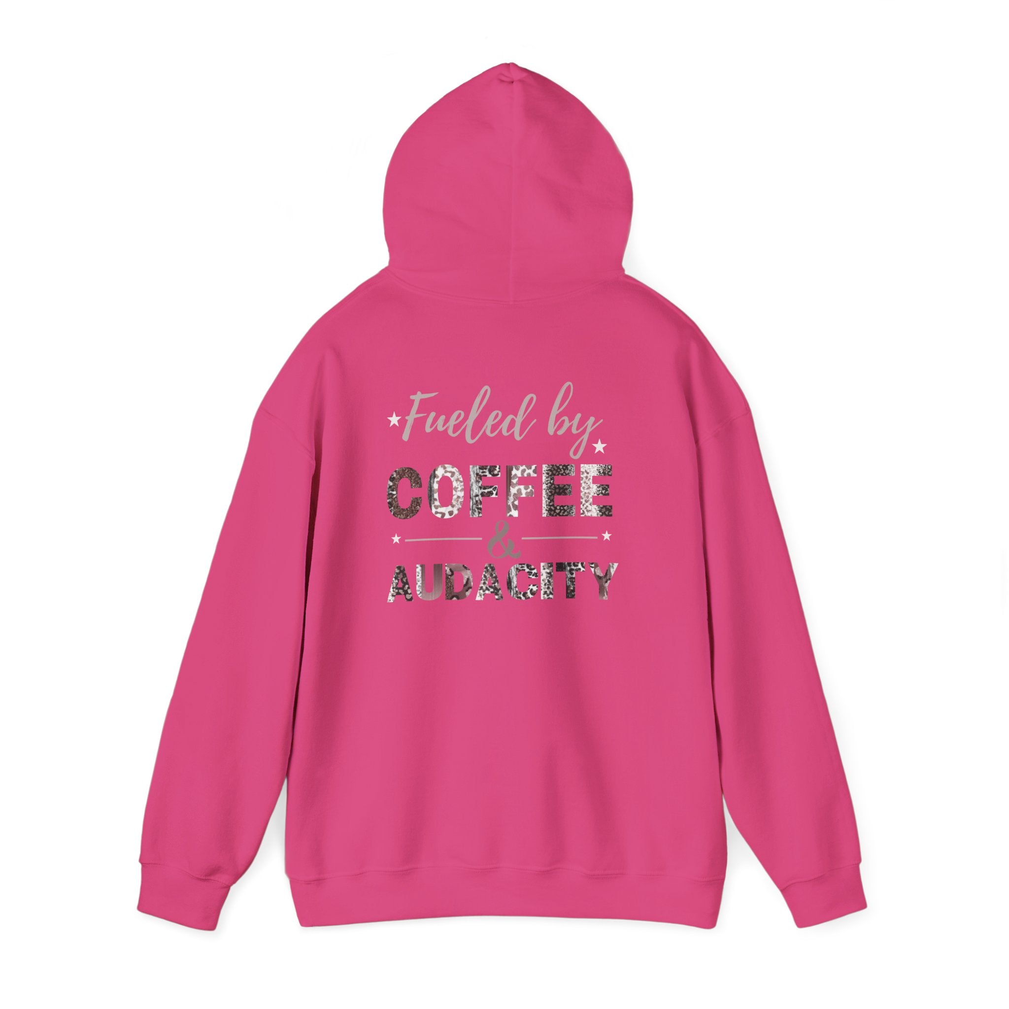 Fueled by Coffee and Audacity Hoodie | Coffee Lover Gift