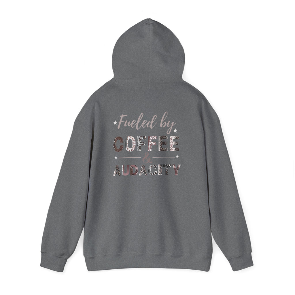 Fueled by Coffee and Audacity Hoodie | Coffee Lover Gift