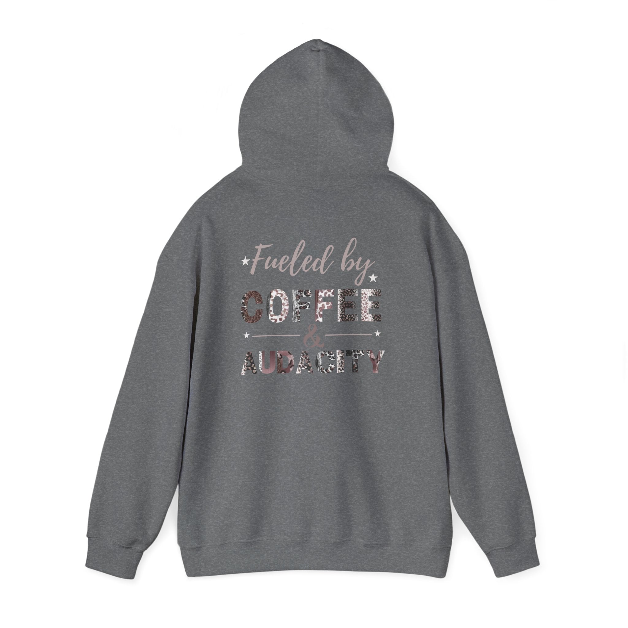 Fueled by Coffee and Audacity Hoodie | Coffee Lover Gift