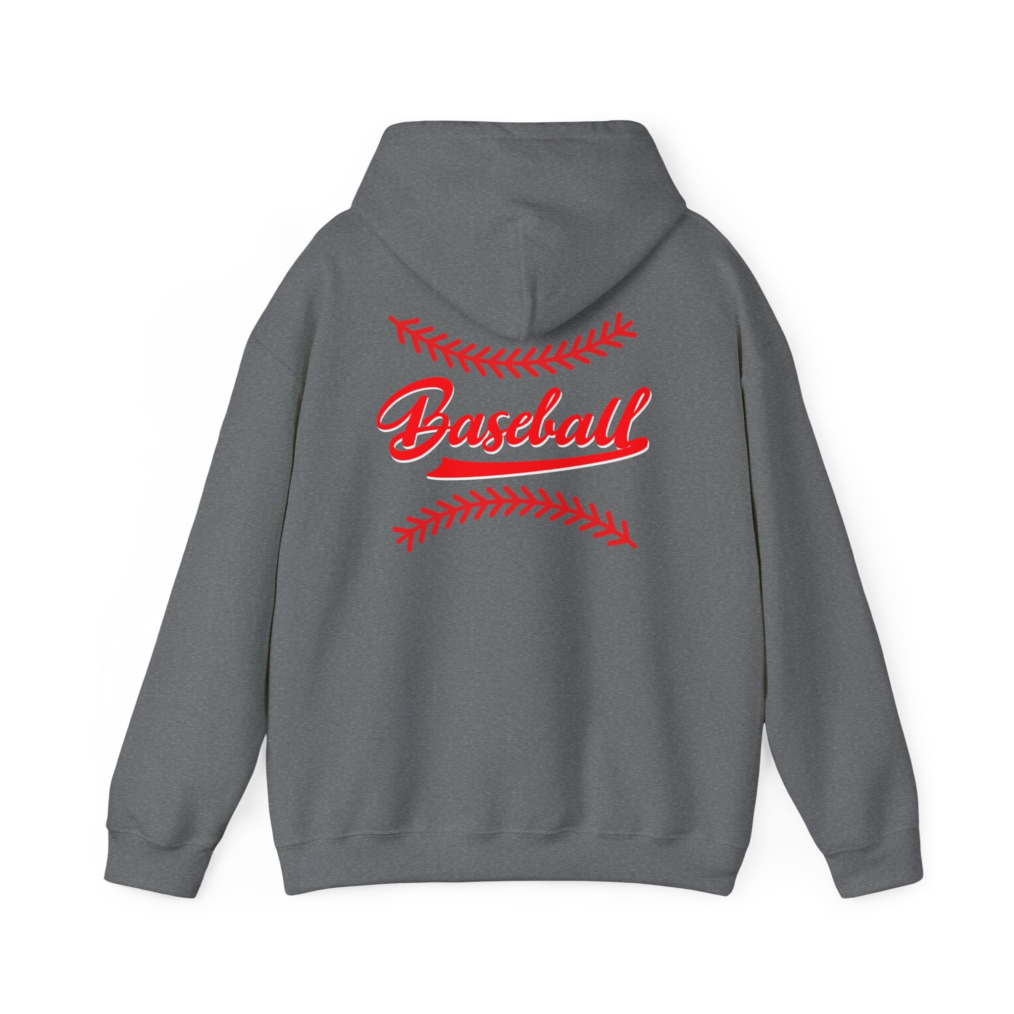 Vintage Baseball Hoodie - Classic Script Design Game Day Sweatshirt