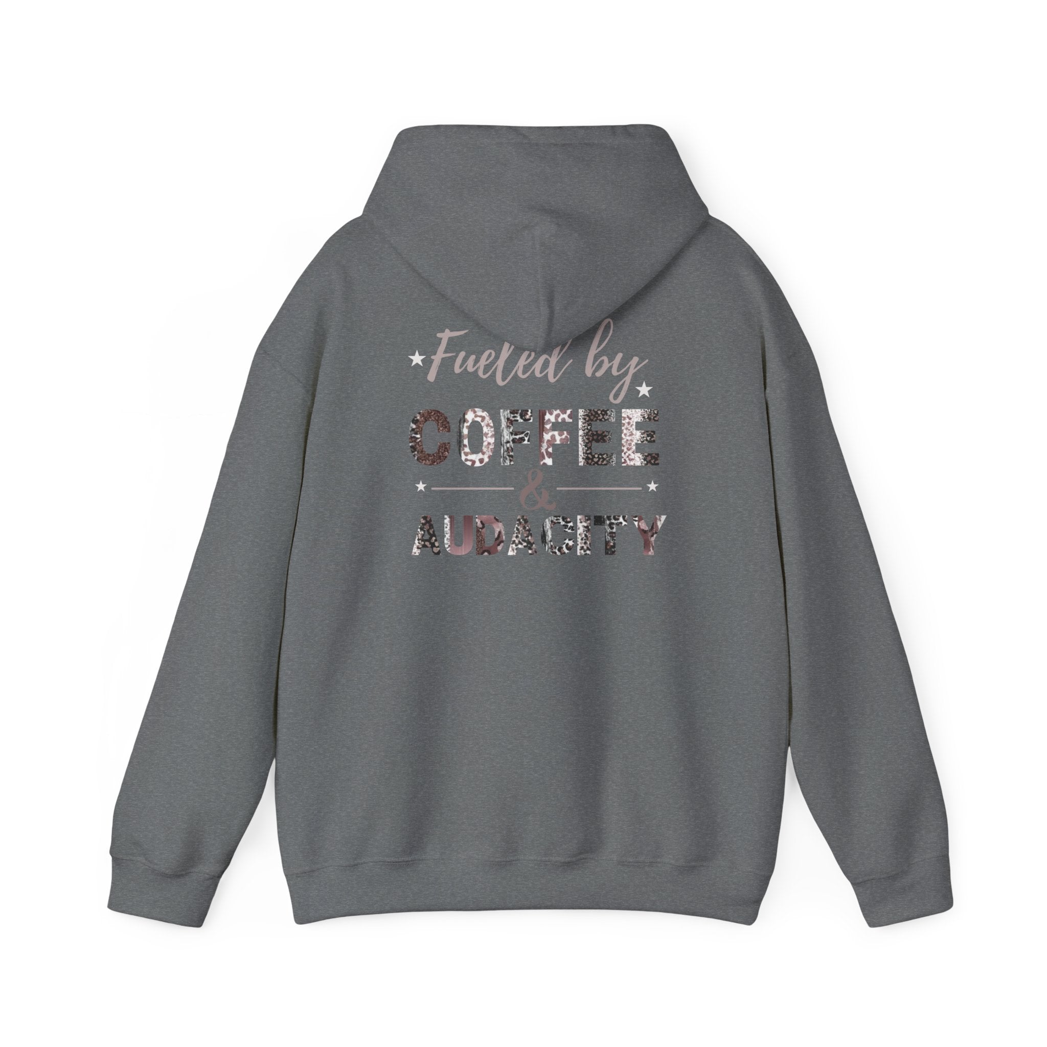 Fueled by Coffee and Audacity Hoodie | Coffee Lover Gift