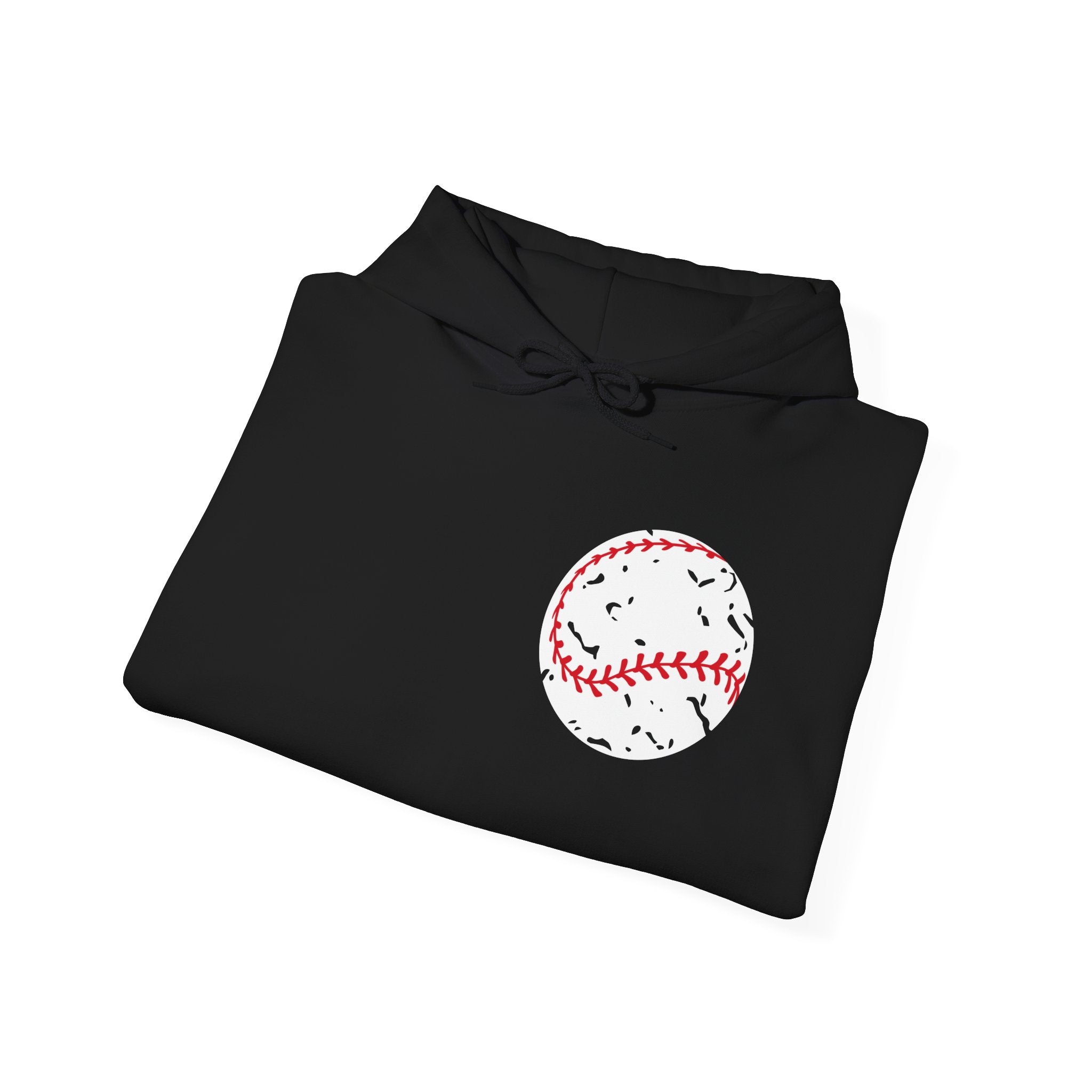 Vintage Baseball Hoodie - Classic Script Design Game Day Sweatshirt